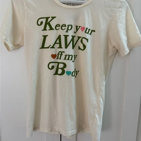 Sugarhigh Lovestoned Keep your Laws off my Body tee - Picture 1 of 3